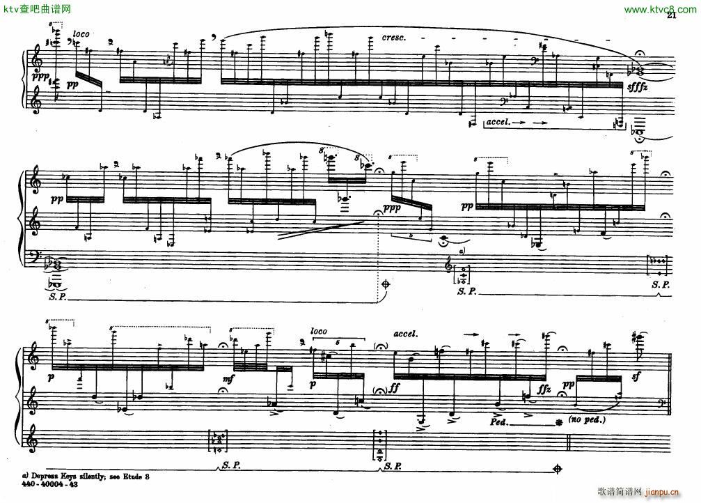 Bolcom 12 etudes for piano(����V)21
