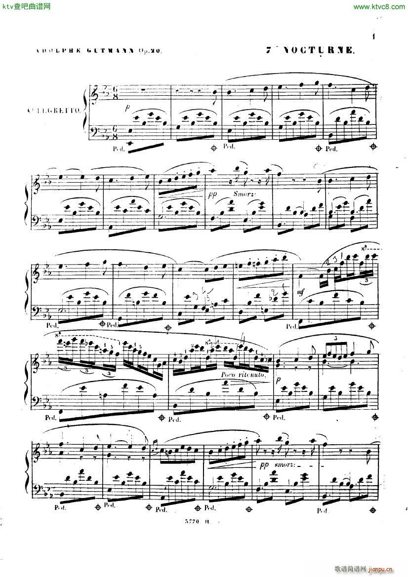 Gutmann Adolf 7e Nocturne(����V)1