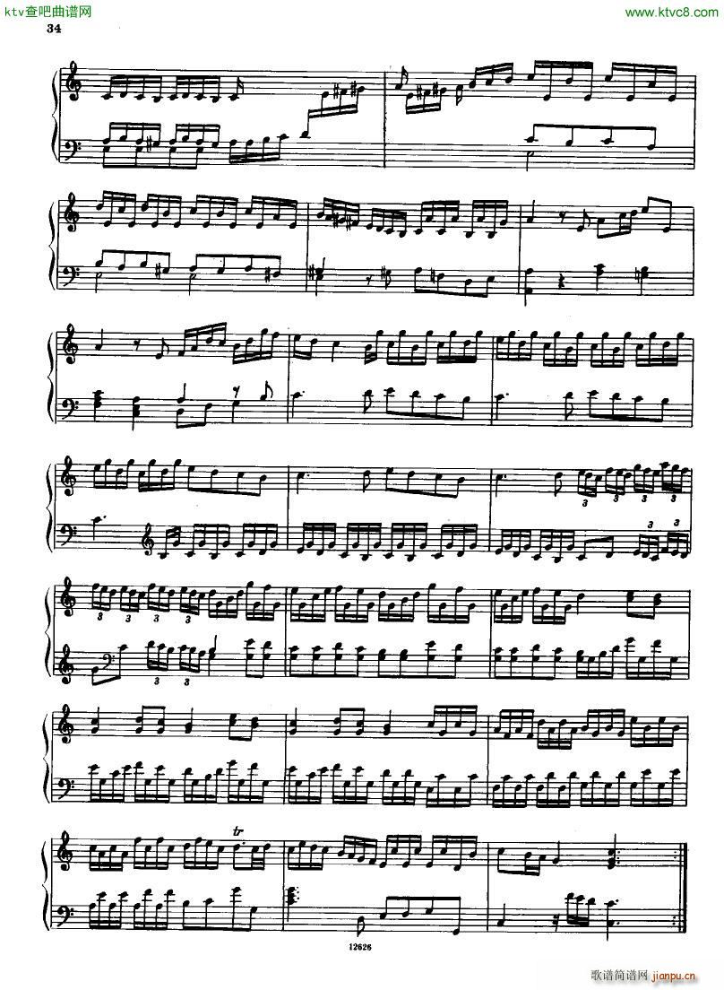 H ndel 1 Suiten for Piano Book 2(����V)35