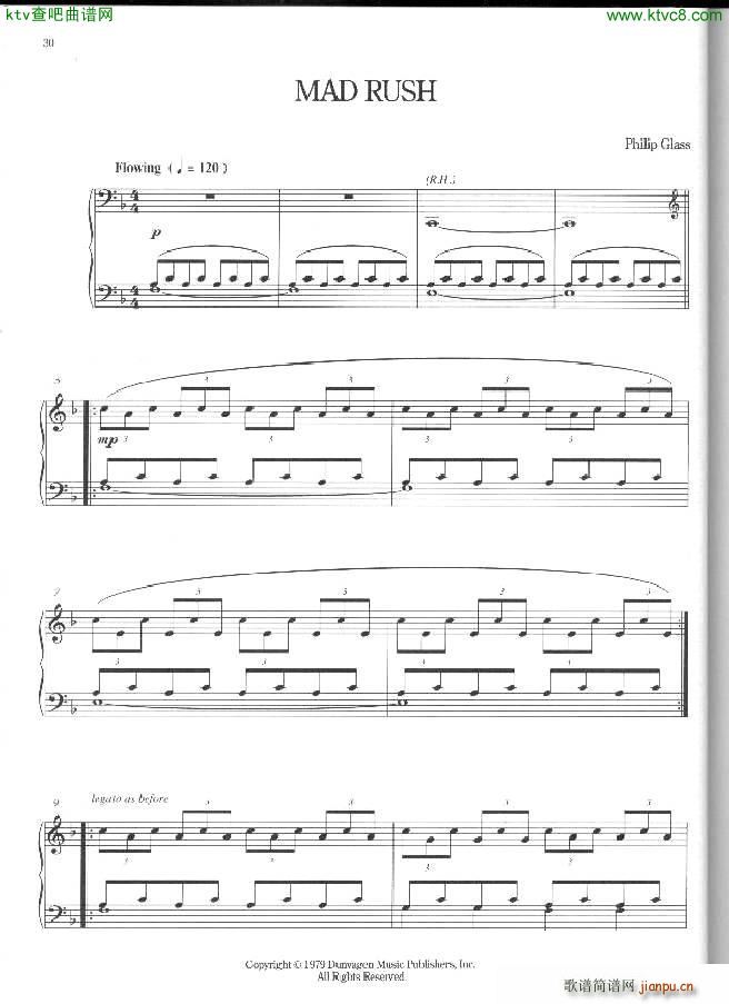 Philip Glass Mad rush 1(����V)1