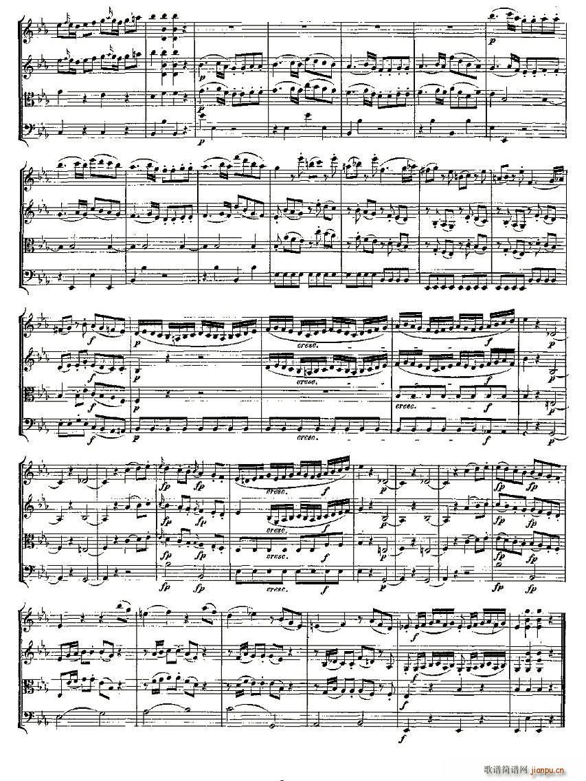 Quartet No 7 in Eb Major K 160 ��E���{�����Ҙ�(l�� )������(���V)3