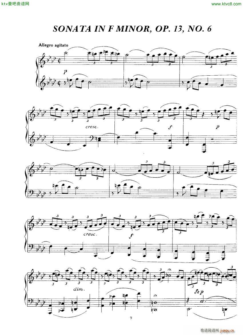 Clementi 13 6 Sonata Fminor 1 2(����V)1