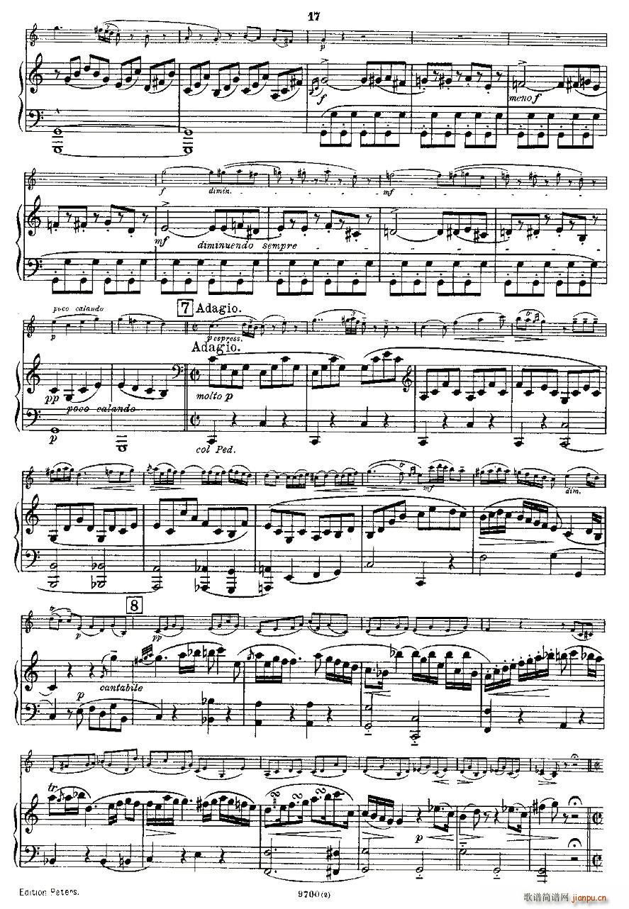 Mozart Violin Sonata No 2 KV 303 �ڶ�С�������Q��(С�����V)6