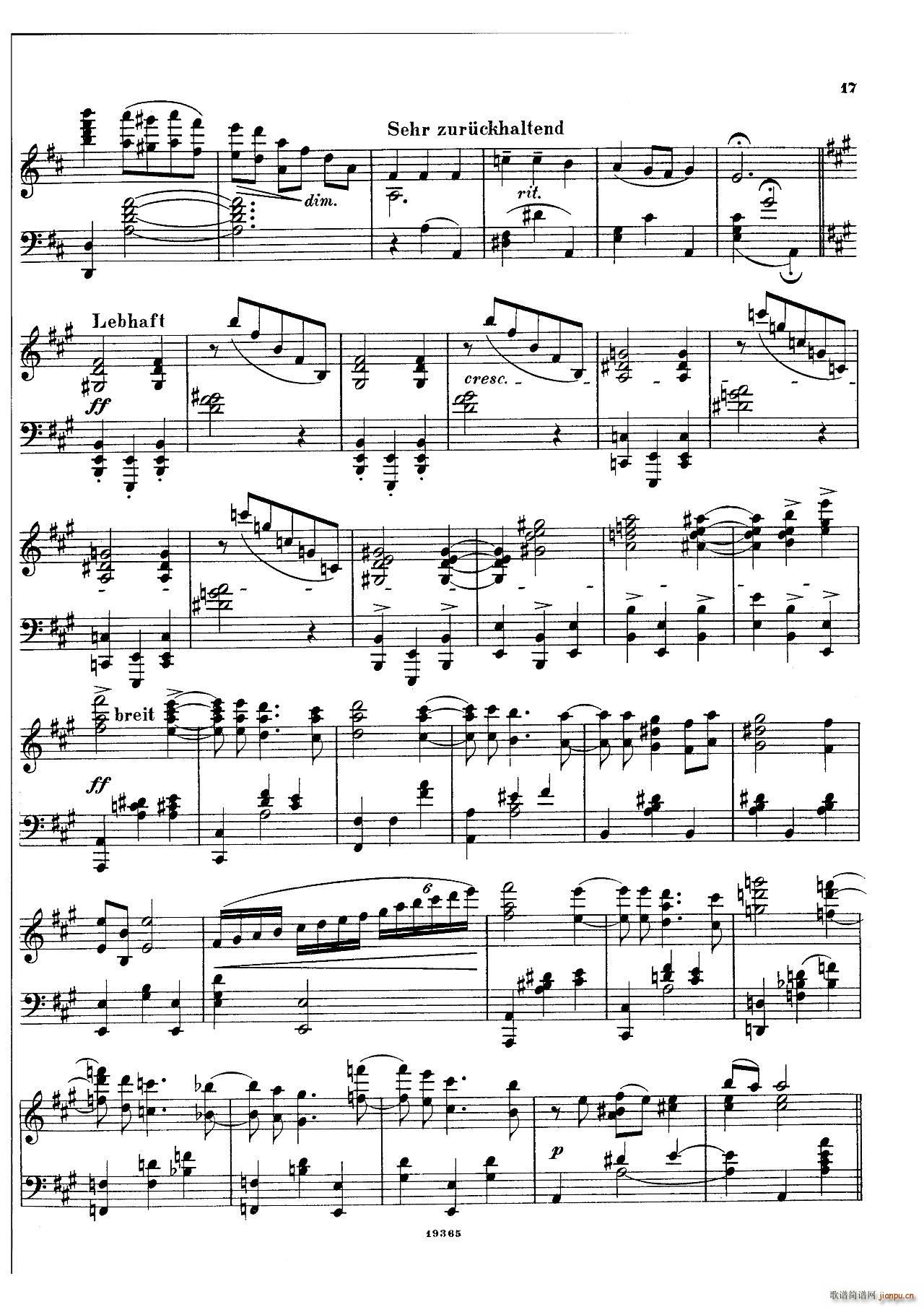 �� ��ķ��˹�� Landliche Tanzee Op 1 �l������(����V)16