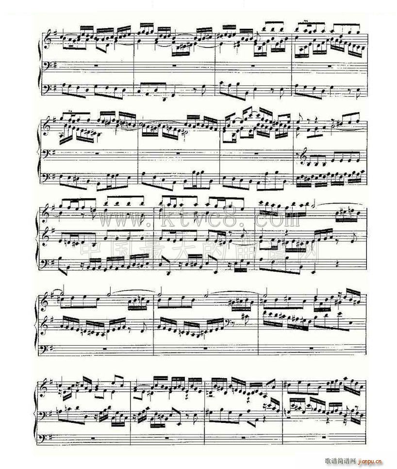 Prelude and Fugue in G Major BWV 541 ���L(f��ng)���V(ʮ�ּ�����)6