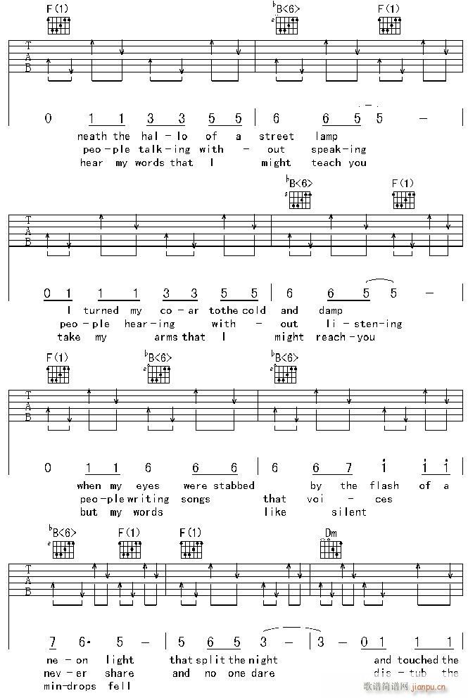 the  sound   of   silence(�����V)3