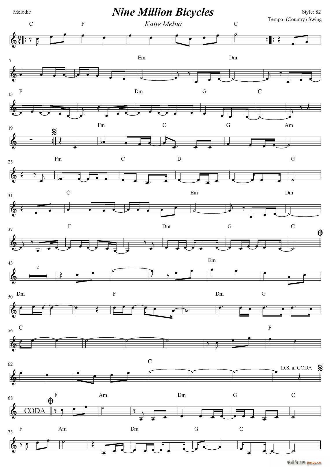 Nine million bicycles(������V)1