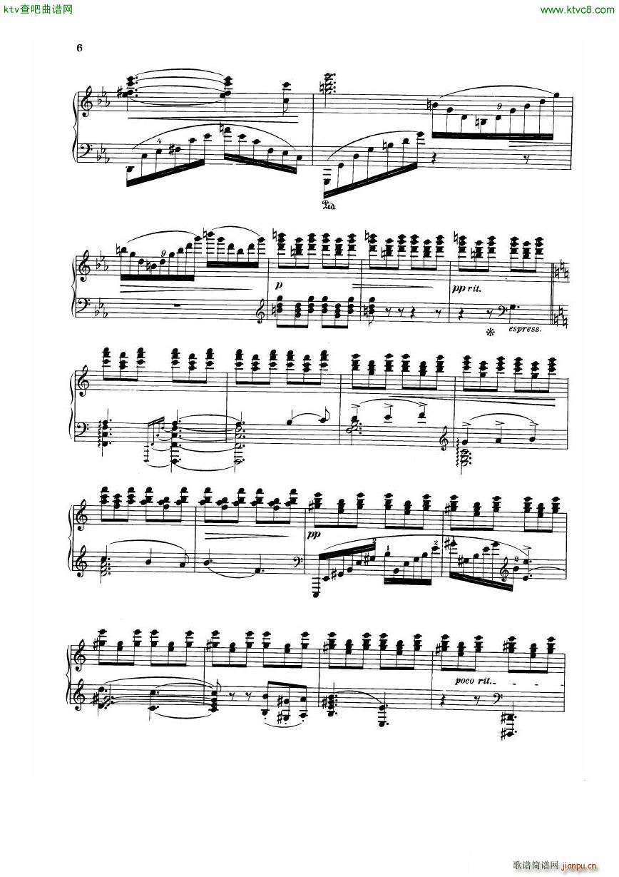 Dohn��nyi op 11 Four Rhapsodies(����V)44