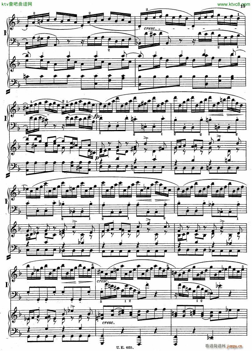 Bach JS BWV 1052 Keyboard Concerto in d ed R ntgen(����V)13