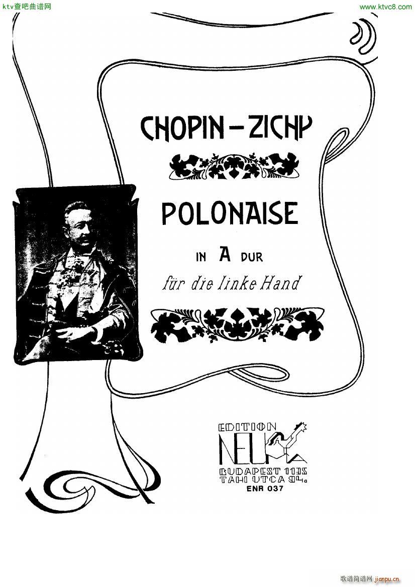 Zichy Chopin Polonaise in A for the left hand(����V)1