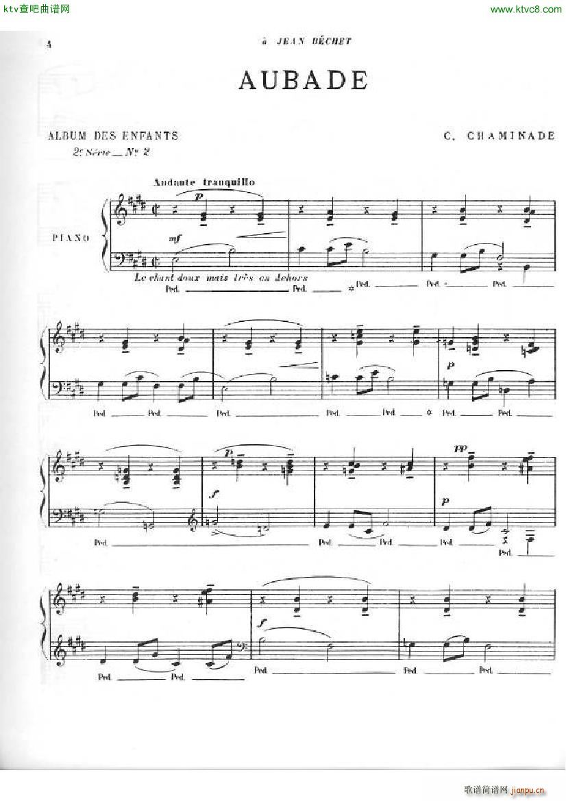 Chaminade Album des enfants 2e s��rie op 126(����V)3