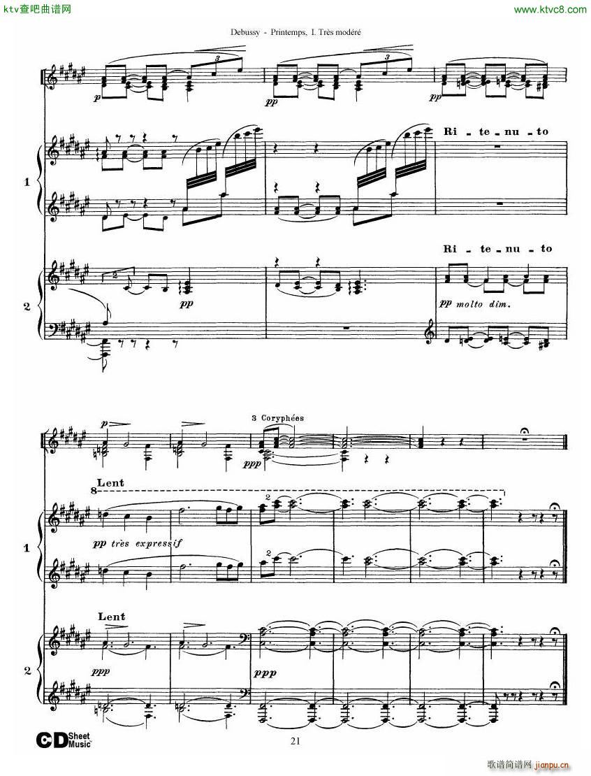 Debussy Printemps I(����V)21
