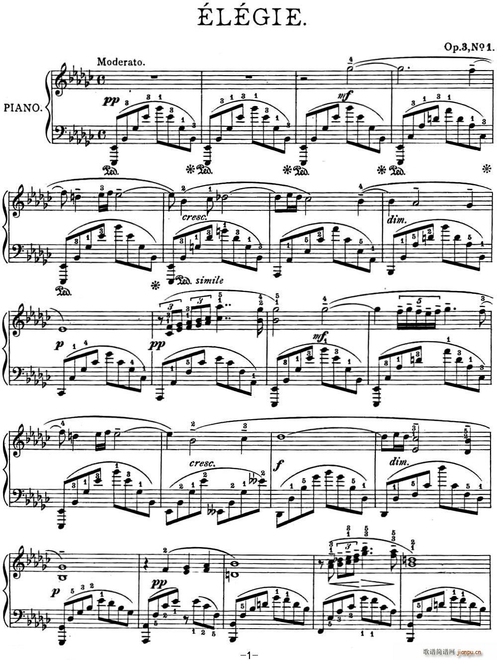 ���լ����Z�� ����СƷ�� Op 3 No 1 ���� ��eС�{(����V)1