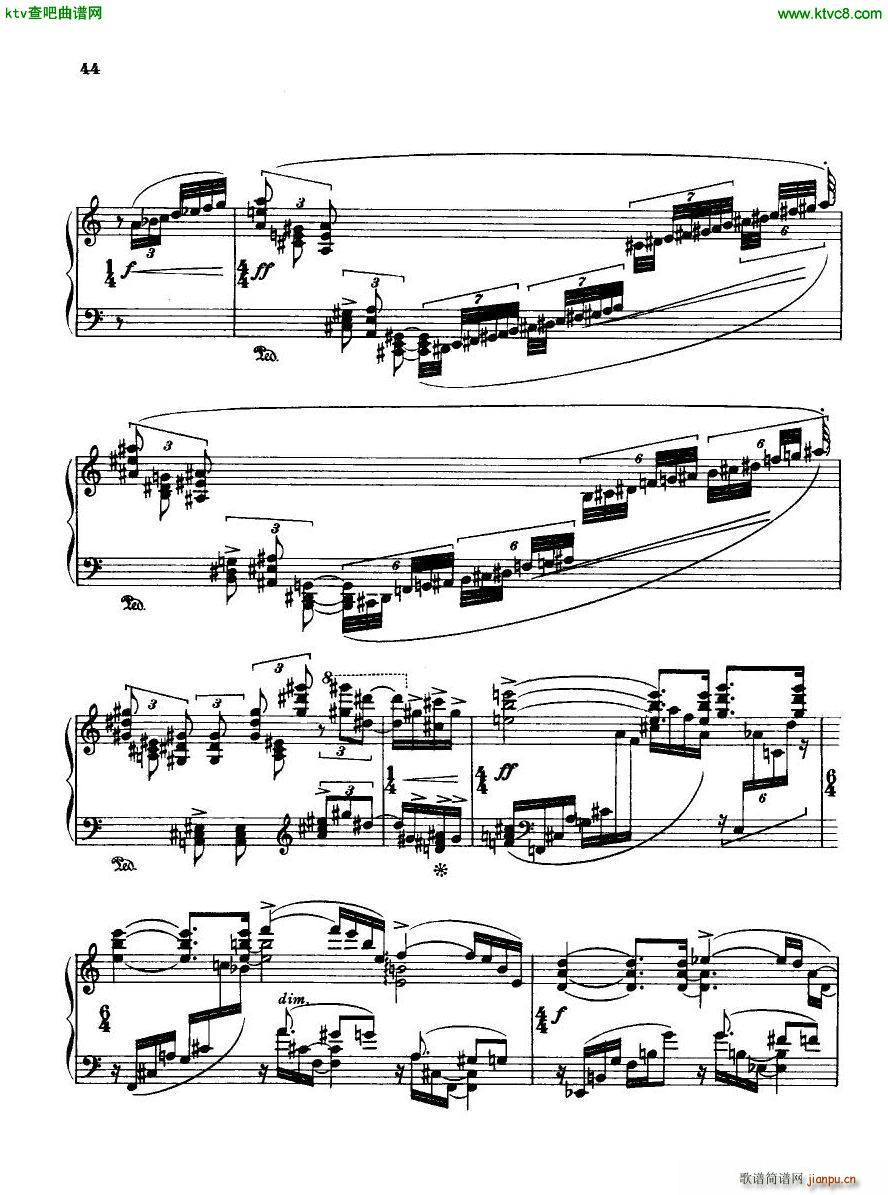 Bridge H160 Piano Sonata 1923 4(����V)44