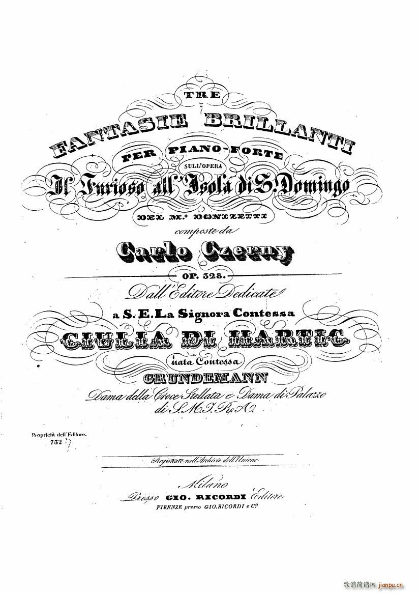 Czerny Fantasy on IL FRIOSO Op 328(����V)1