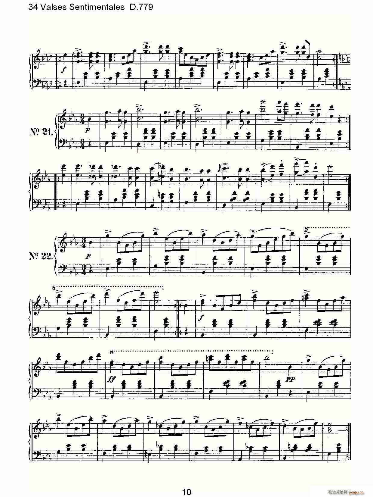 34 Valses Sentimentales D.779(ʮ�ּ�����)10