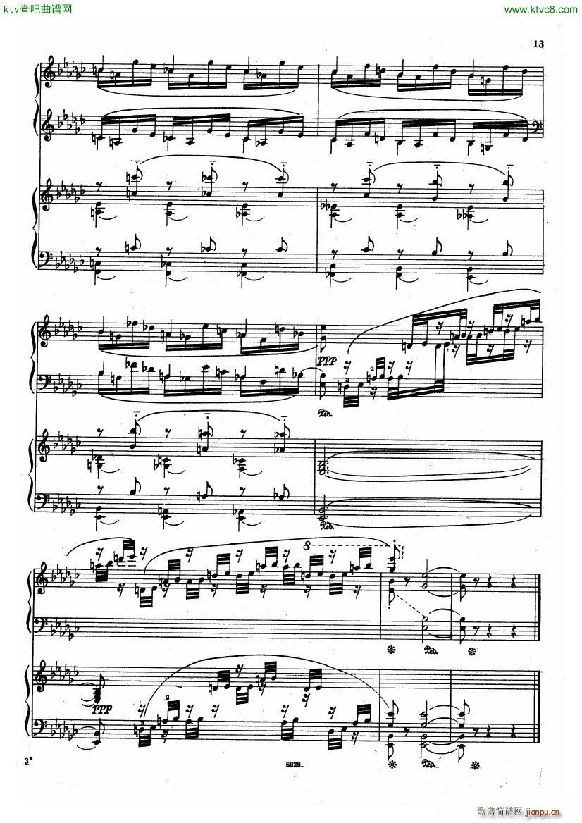 Guastavino Romance For 2 Pianos(����V)23