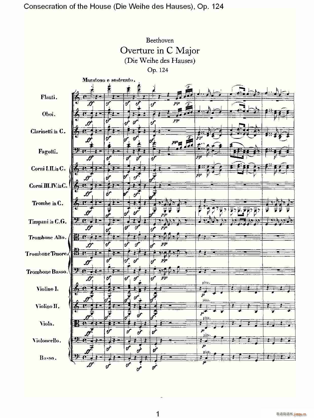 Die Weihe des HausesOp. 124(ʮ�ּ�����)1