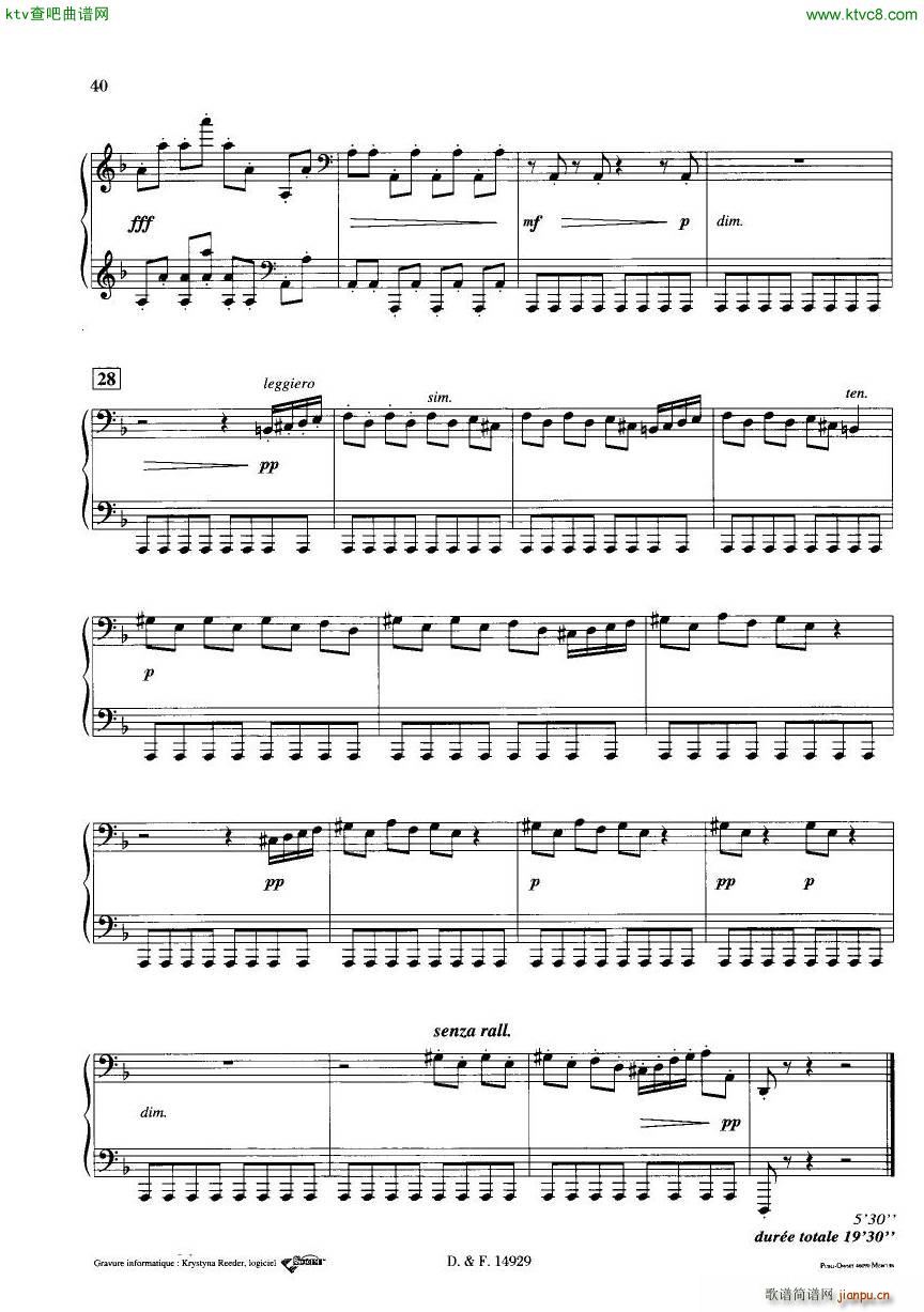 Durufl�� Op 6 Trois Danses(����V)39