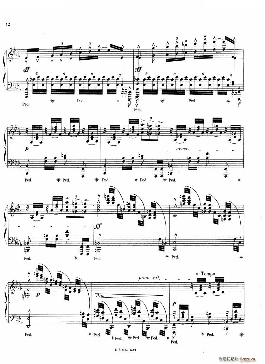 Chaminade 6 Etudes Op35 һ 6 Etudes Op35 һ(ʮ�ּ�����)12