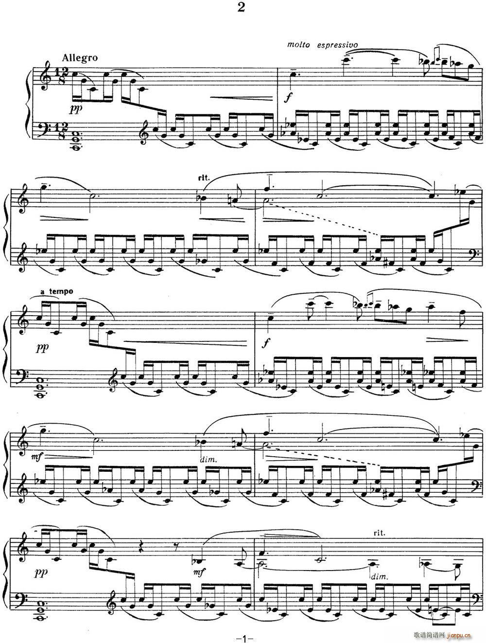 ���լ����Z�� ����(hu��)������2 Etudes tableaux Op 33 No 2(����V)1