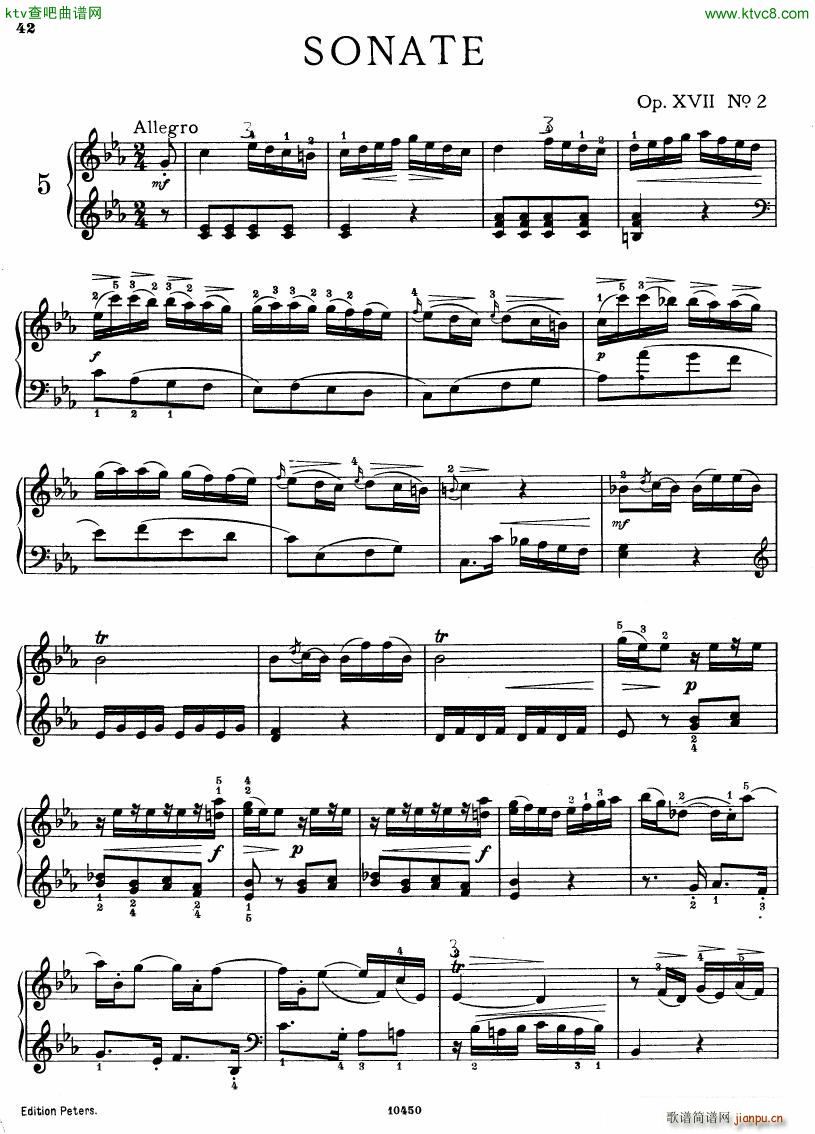 Bach JC op 17 no 2 Sonata(����V)1