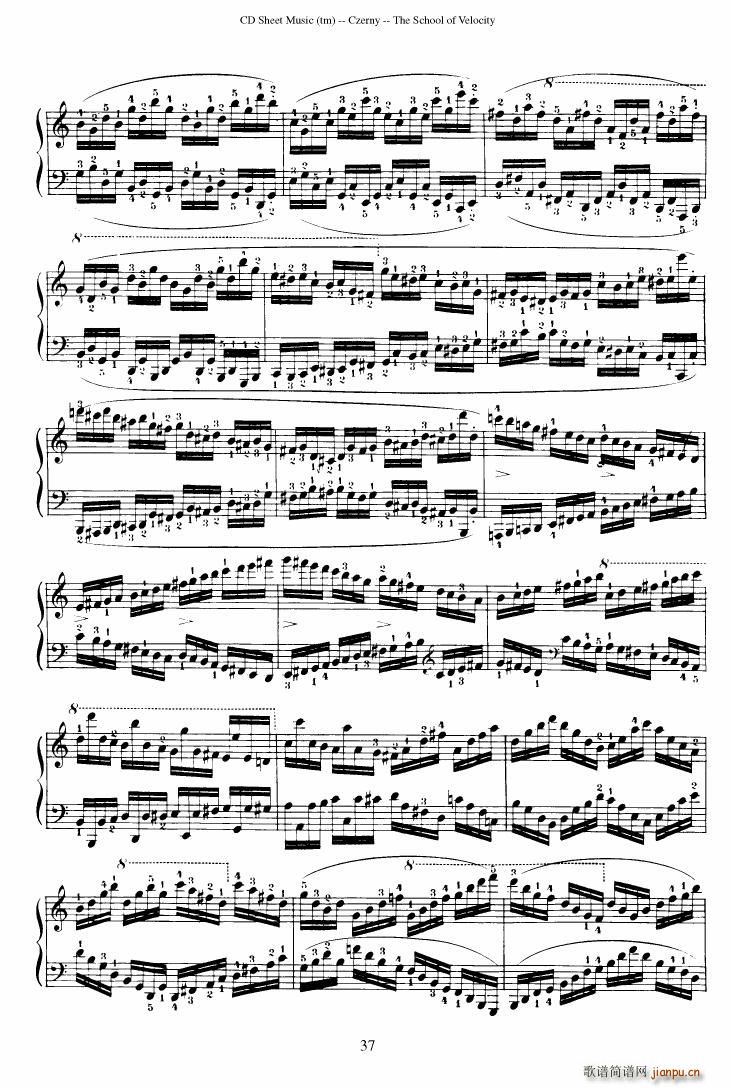 Czerny op 299 Schule der Gel ufigkeit 2(����V)37