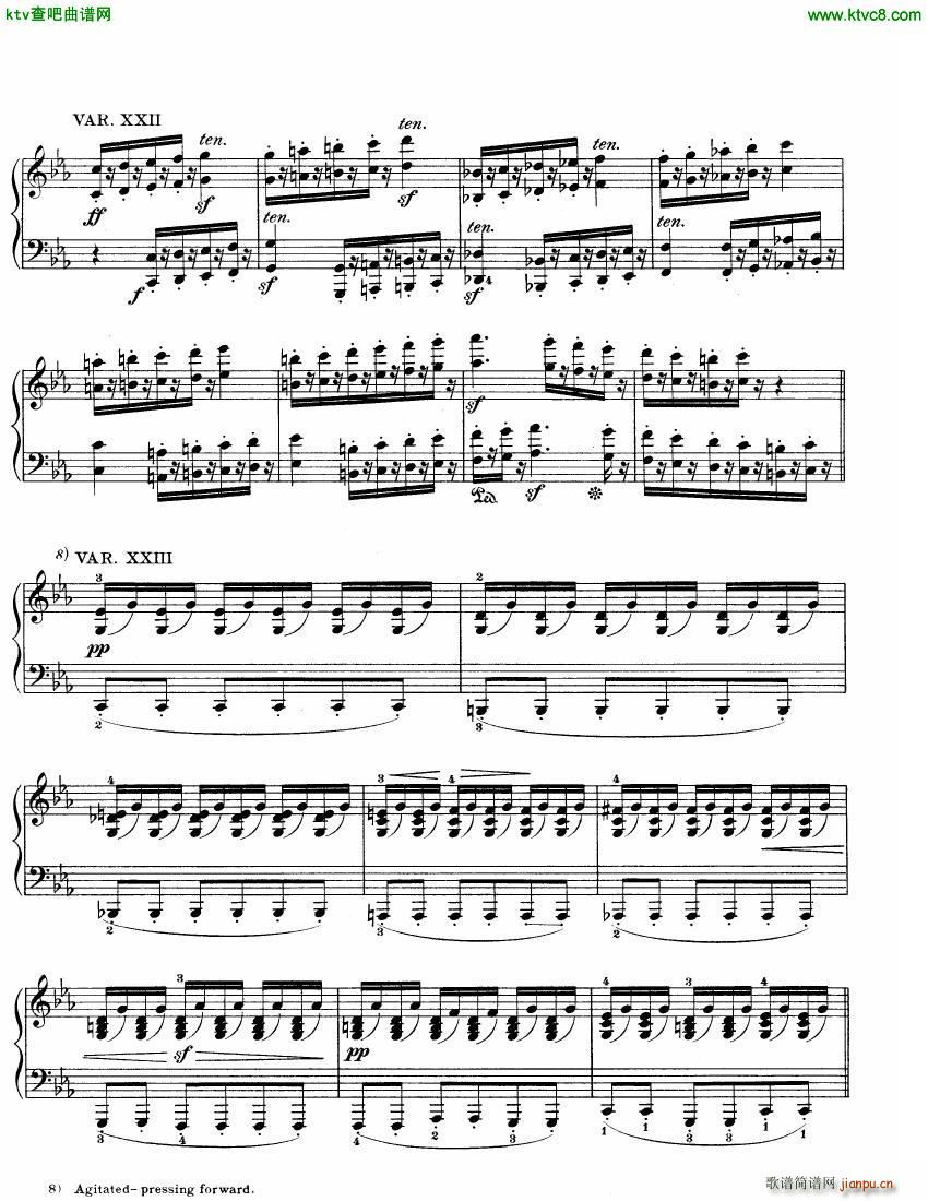 Beethoven WoO 80 32 Variations in C Minor(����V)12