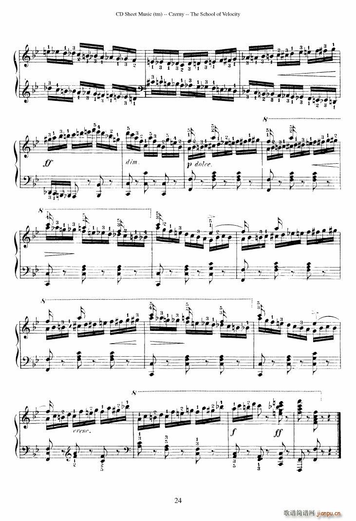 Czerny op 299 Schule der Gel ufigkeit 2(����V)24