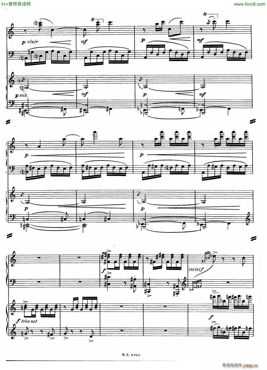 Auric Partita for two pianos(����V)8