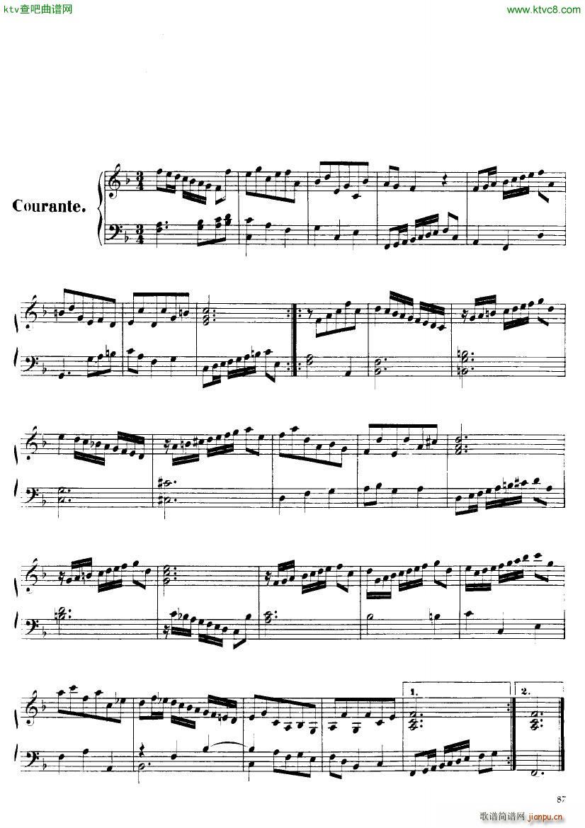 Handel Suite in F major G175 179(����V)7