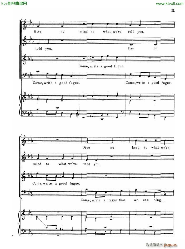 Gould Glenn So you want to write a fugue(����V)9