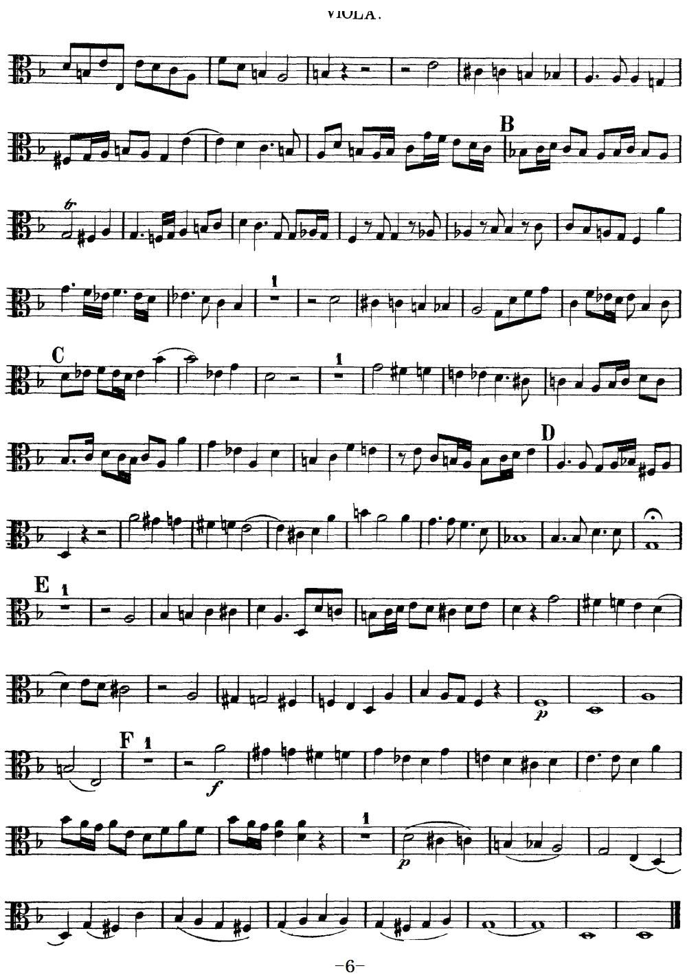 Mozart Quartet No 13 in D Minor K 173 Viola(ʮ�ּ�����)6