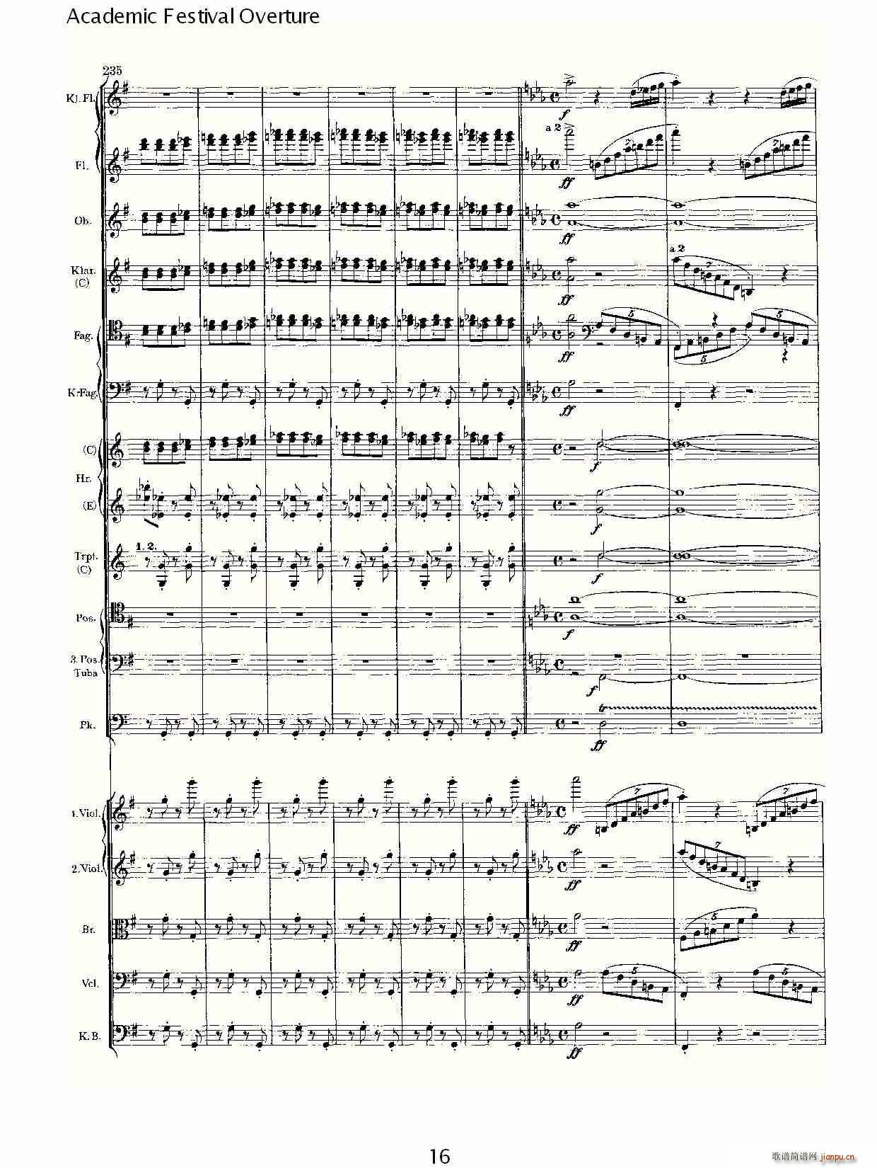 Academic Festival Overture(ʮ�ּ�����)16