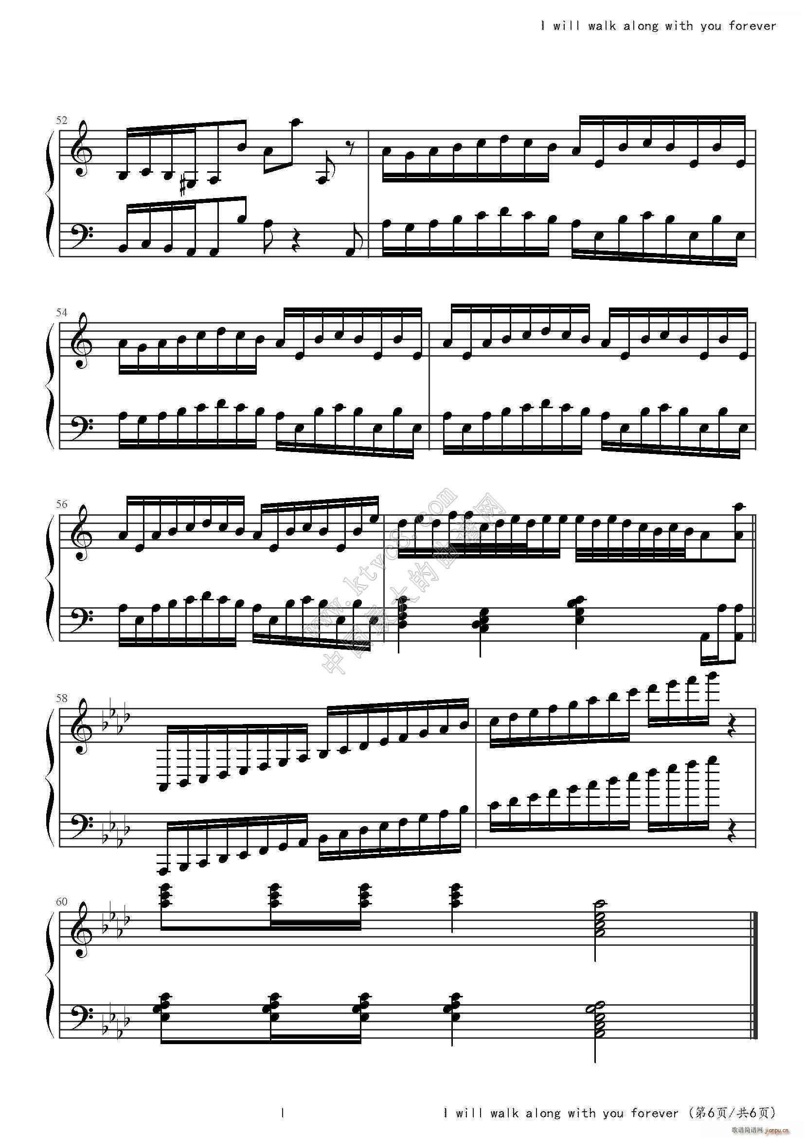 Hope that I will walk along with you forever(����V)6