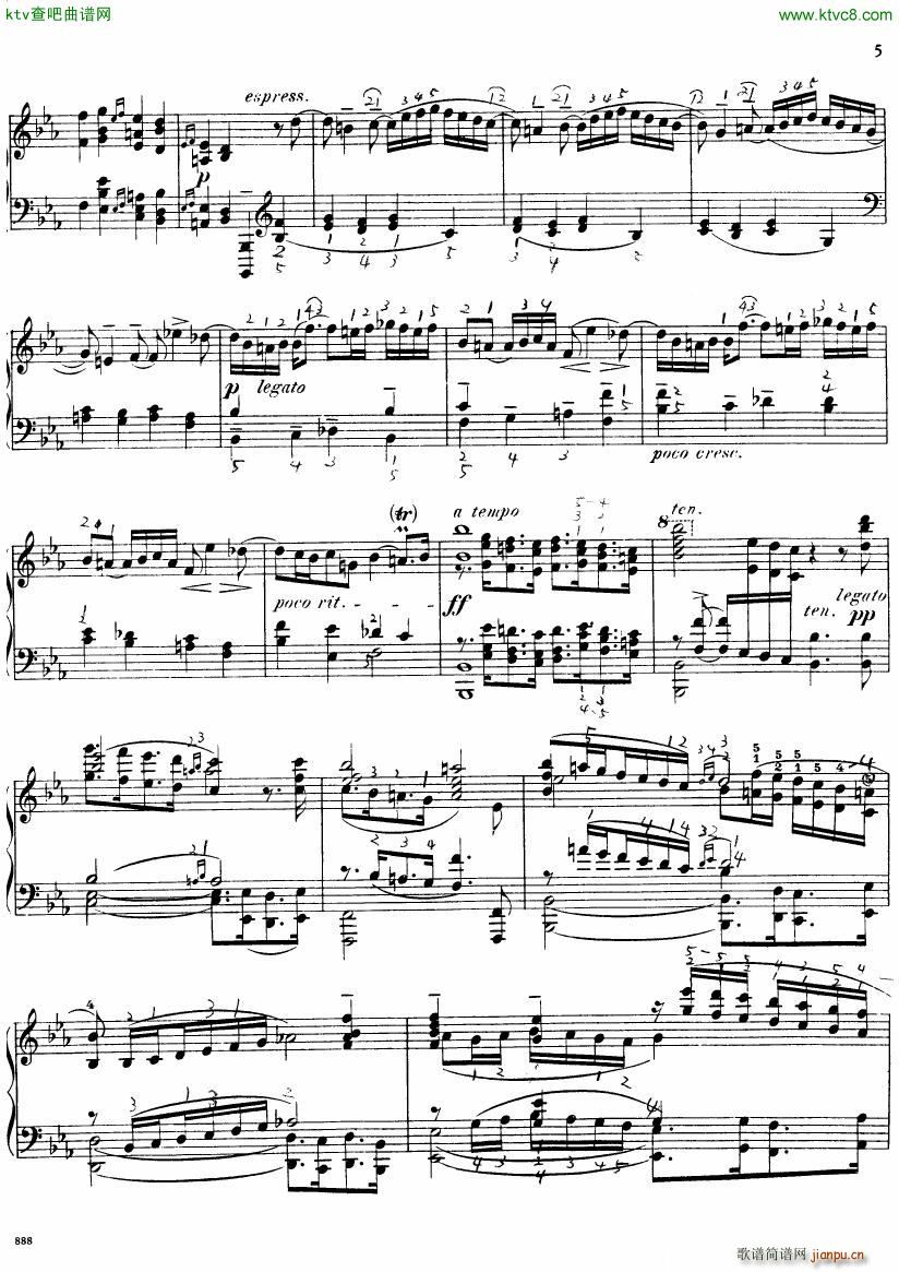 Bach JS BWV 552 Prelude and Fugue in Eb arr Busoni(����V)5