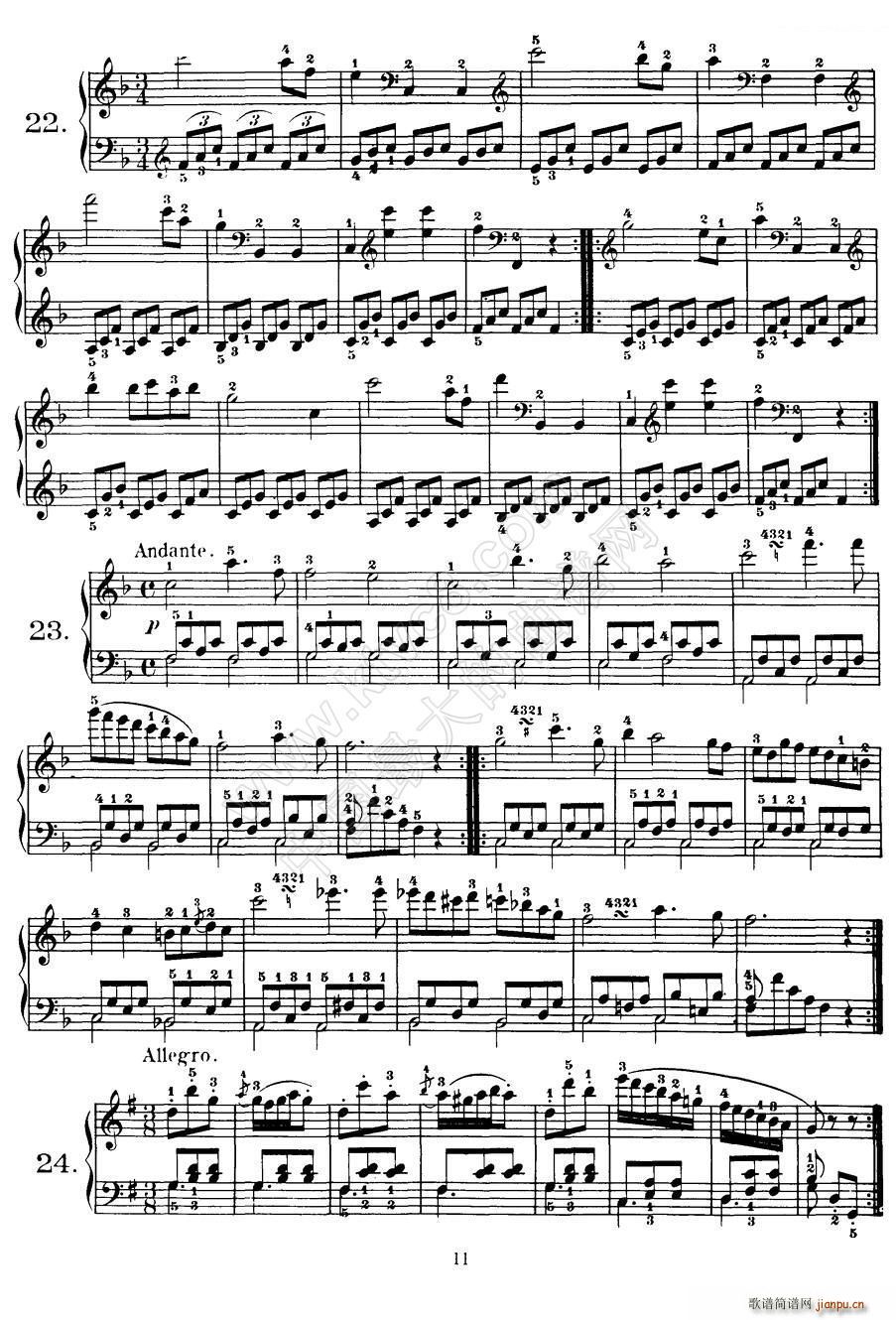 Czerny 100 Progressive Studies Op 139 22 36(����V)1