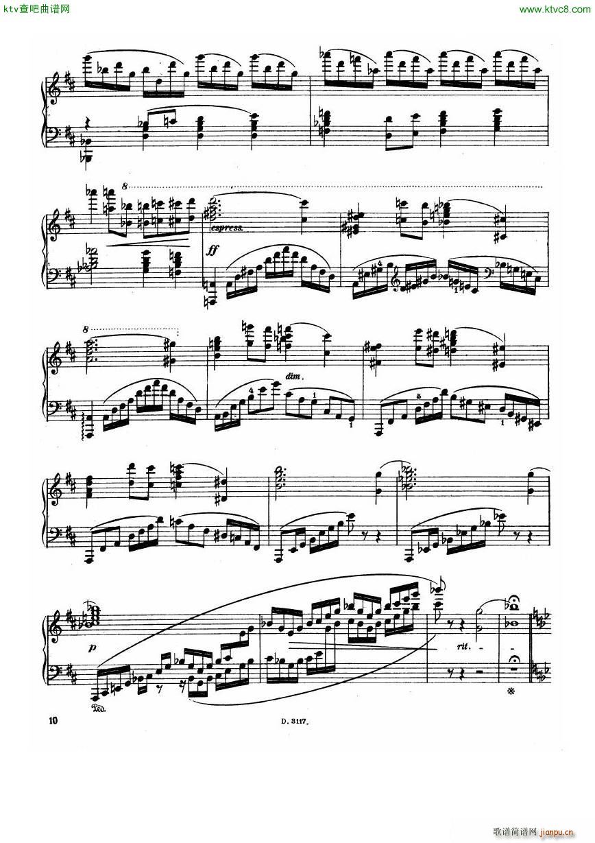 Dohn��nyi op 11 Four Rhapsodies(����V)8