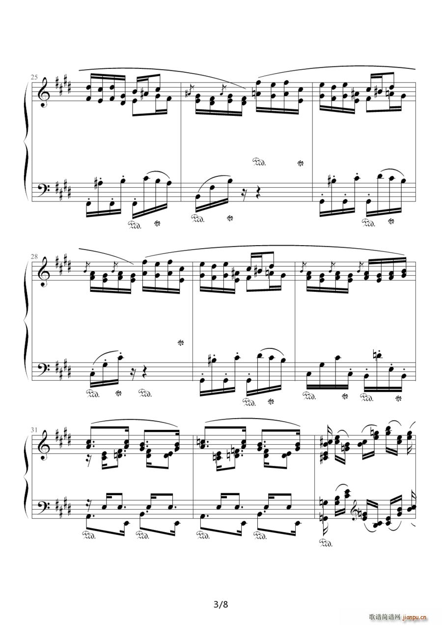 Chopin Ф�� ������ Op 10 No 3 �x�e��(ʮ�ּ�����)3