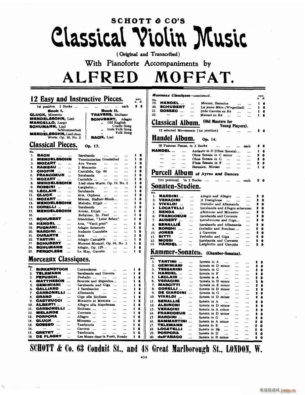 Bowen Suite for violin and piano violin part(����V)26