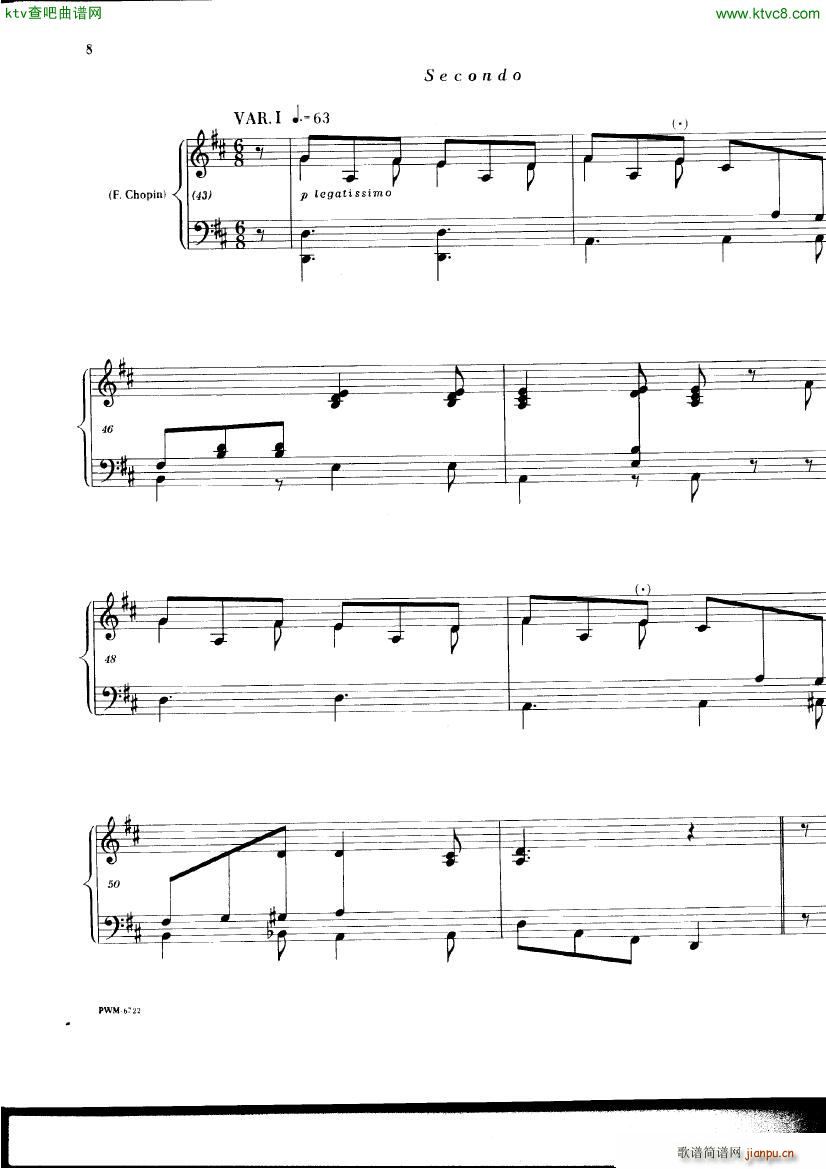 Chopin ekier variations in D(����V)6