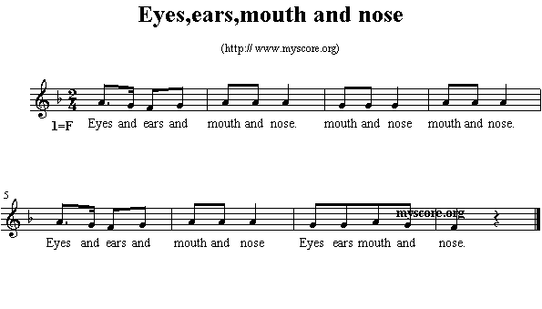 Ӣ�ă��裺Eyes,ears,mouthandnose(����)1