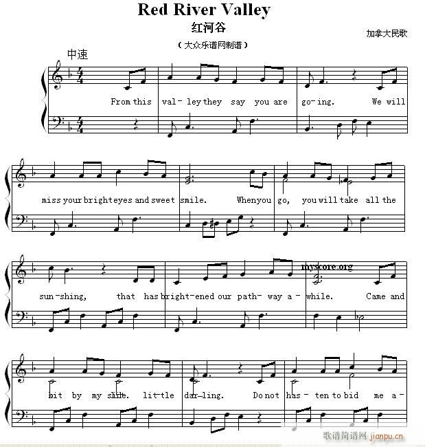 Ӣ�ă��菗�� Red River Valley �t�ӹ�(����V)1