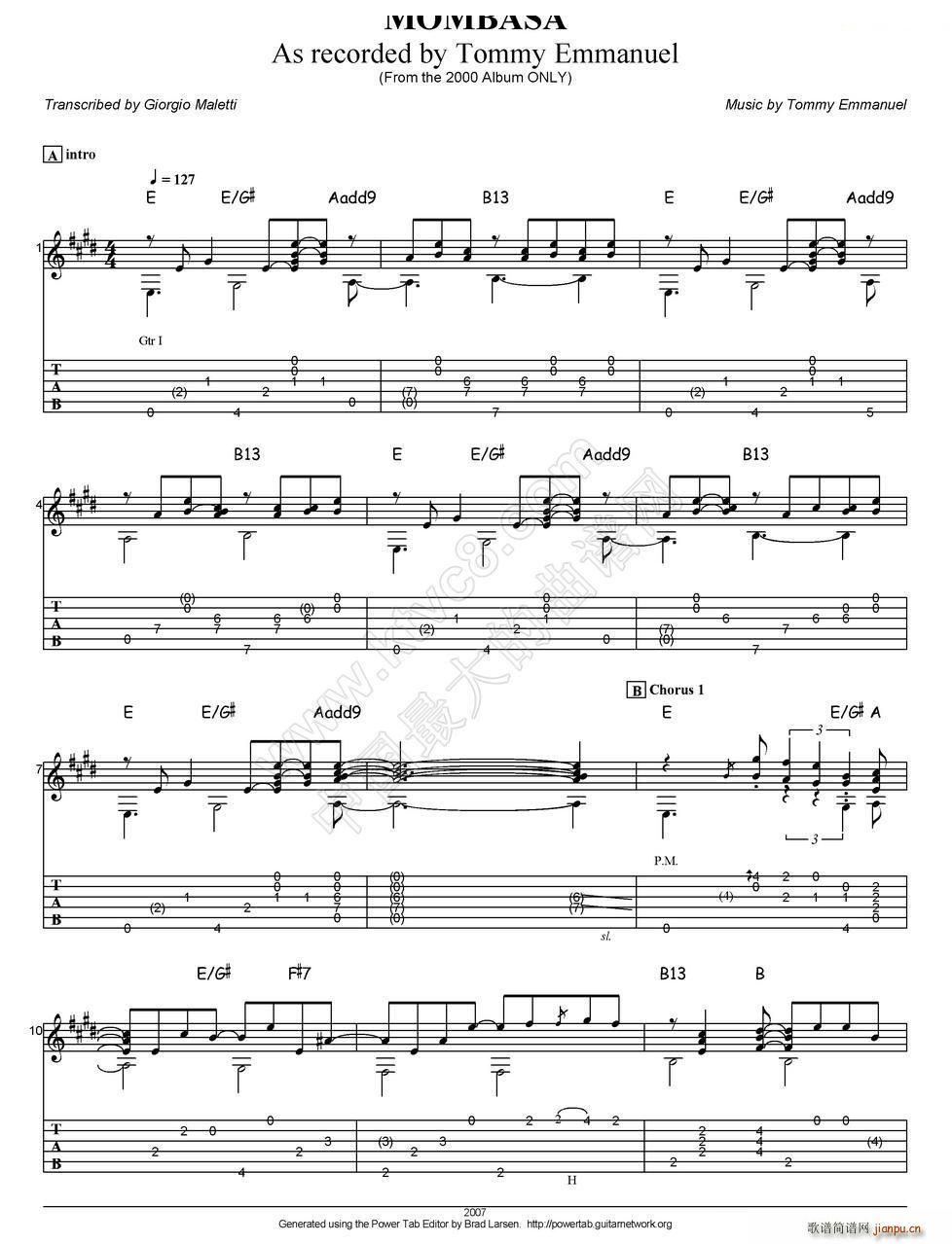 tommy emmanuel mombasa ָ������(�����V)1