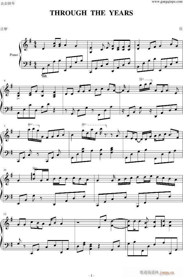 THROUGH THE YEARS(����V)1