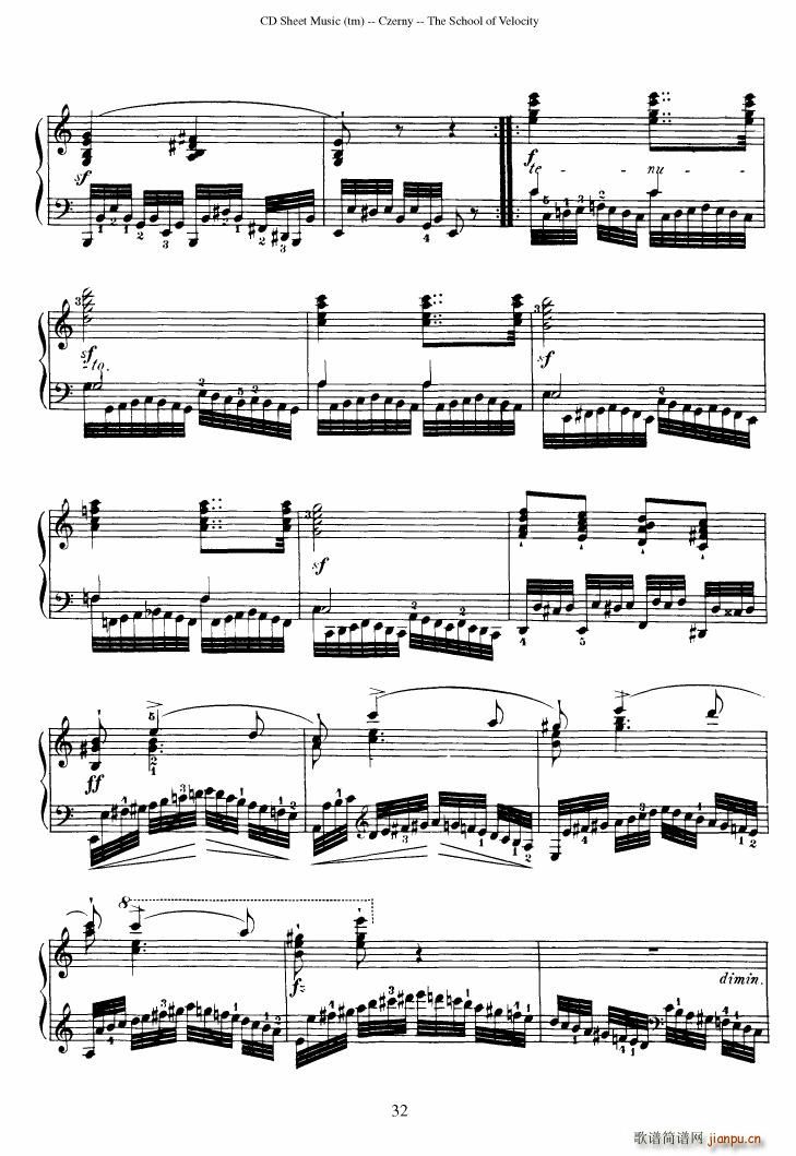 Czerny op 299 Schule der Gel ufigkeit 2(����V)32