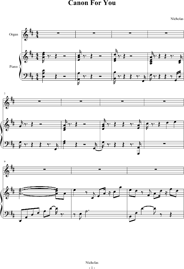 ��ԭ��(chu��ng  )��Canon For You(����V)1