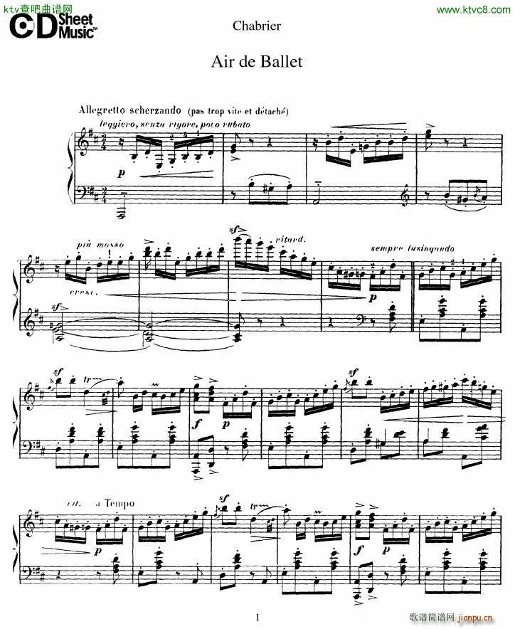 Chabrier Air de Ballet(����V)1