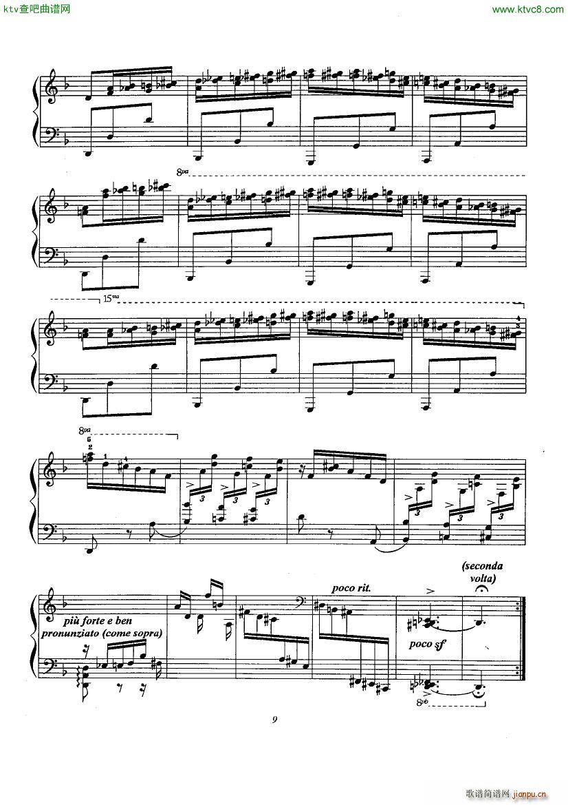 Etude No 6 Omaggio a Domenico Scarlatti(����V)9