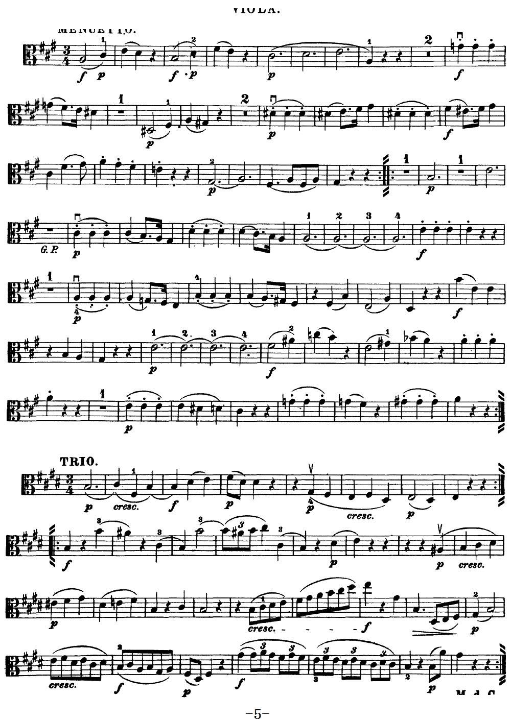 Mozart Quartet No 18 in A Major K 464 Viola(ʮ�ּ�����)5